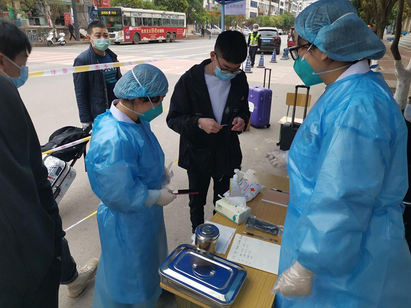 昭化区卫健局为学校开学复课健康护航