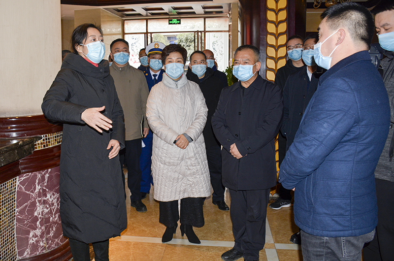 袁敏来我区调研集中隔离点设置管理工作